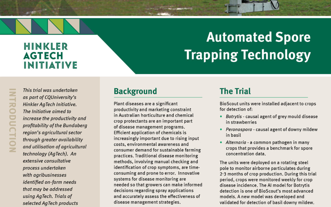 Automated Spore Trapping technology