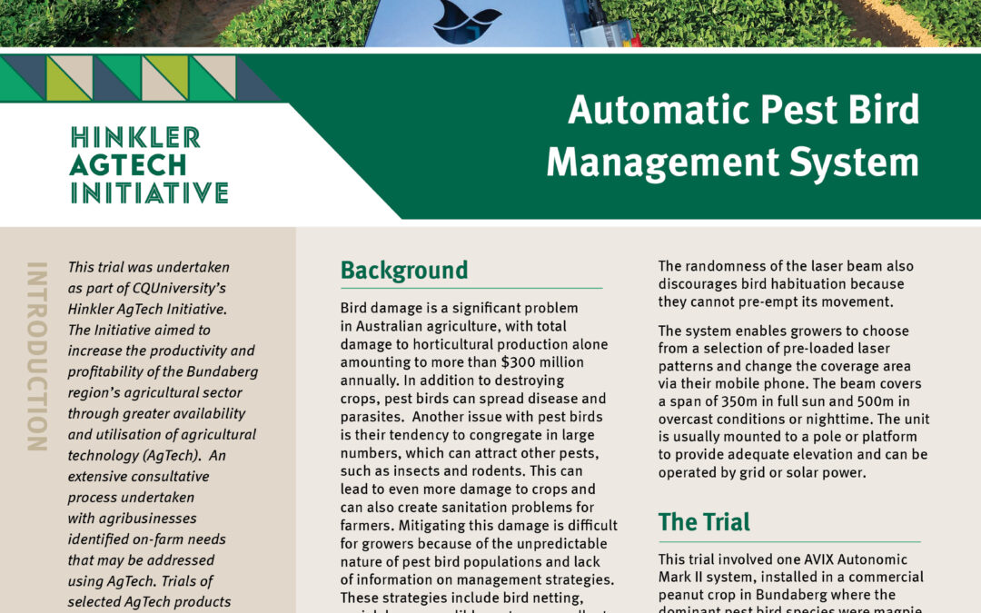 Automatic Pest Bird Management System