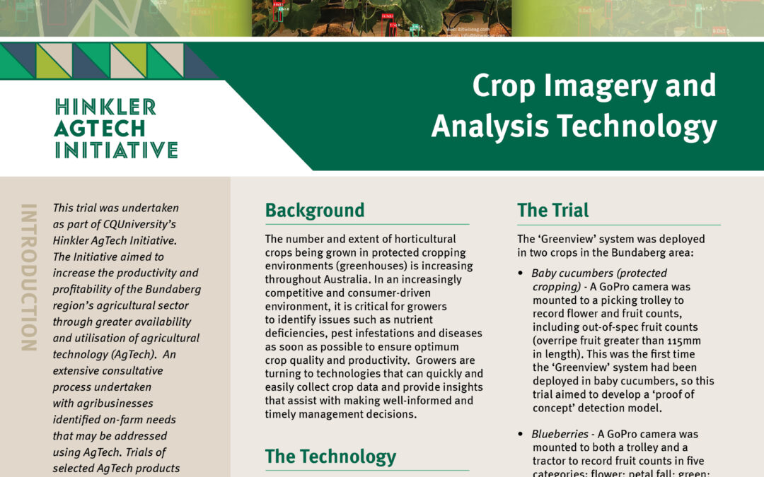 Crop Imagery and Analysis Technology