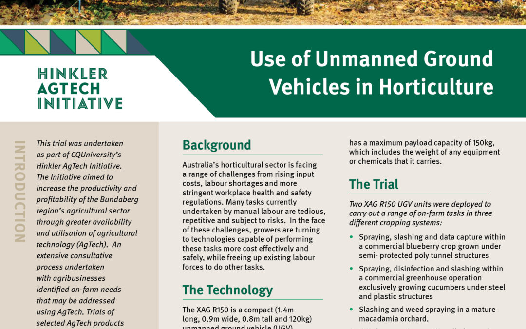 Unmanned Ground Vehicles